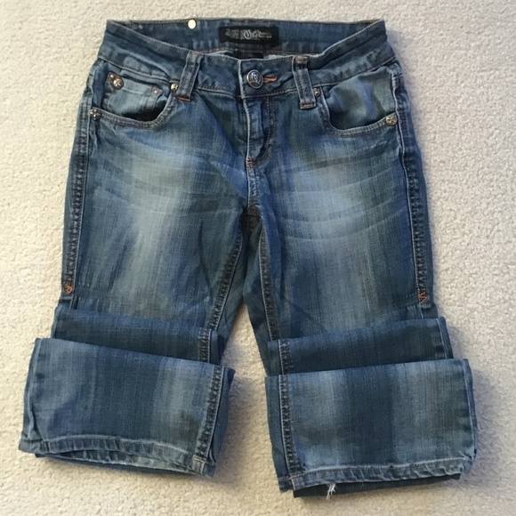 CELLO JEANS DISTRESSED SIZE 1 BOOT CUT - Picture 4 of 7